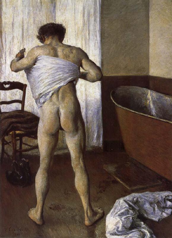 Gustave Caillebotte The man in the bath oil painting image
